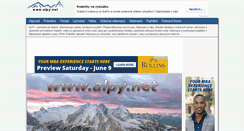 Desktop Screenshot of dachstein.alpy.net